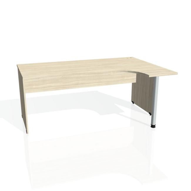 [ON180111] Gate desk, ergo, left, 180x75.5x120 cm, agate/agate