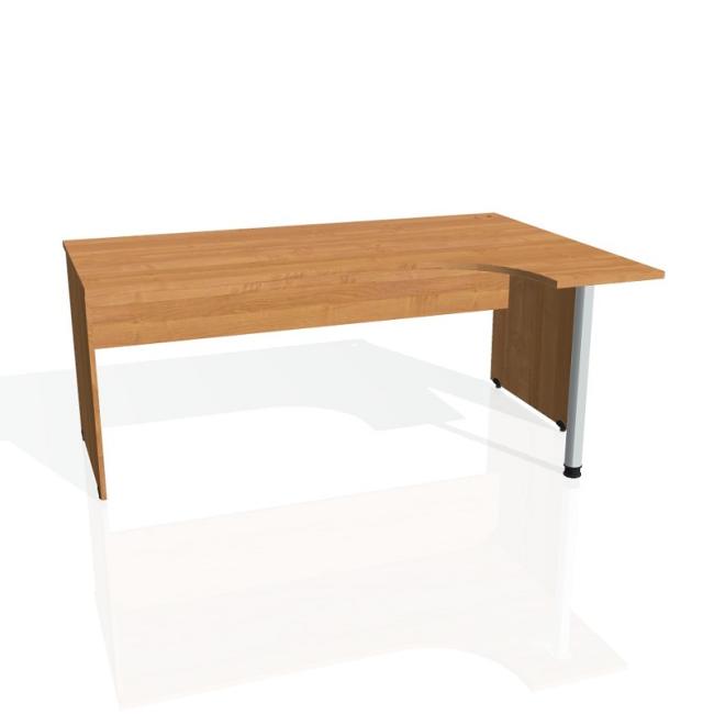 Gate desk, ergo, left, 180x75.5x120 cm, alder/alder