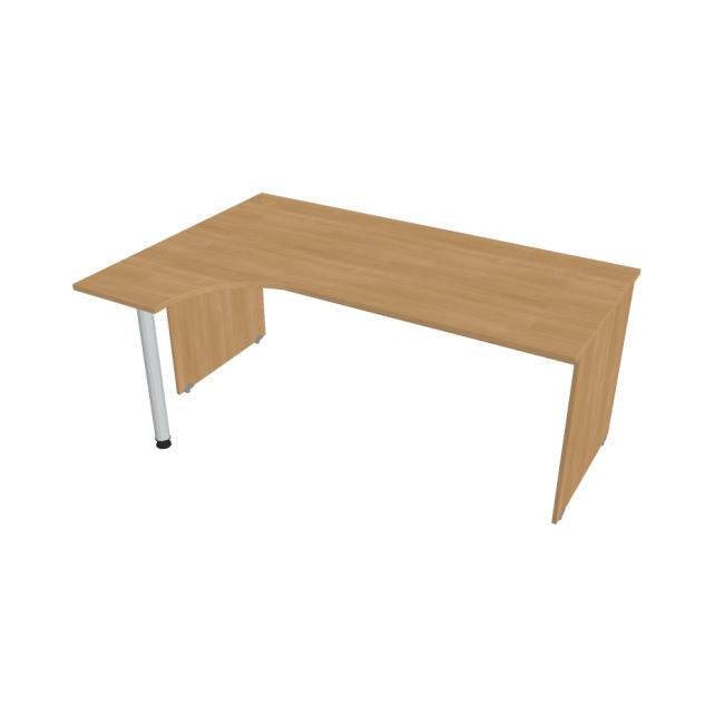 Gate desk, ergo, right, 180x75.5x120 cm, oak/oak