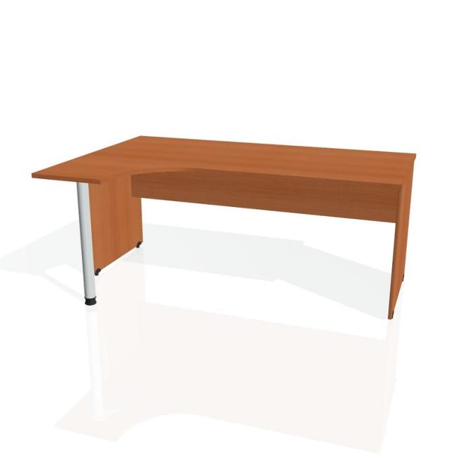 Gate desk, ergo, right, 180x75.5x120 cm, cherry/cherry