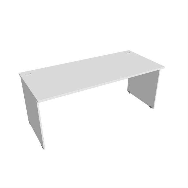 Gate desk, 180x75.5x80 cm, white/white