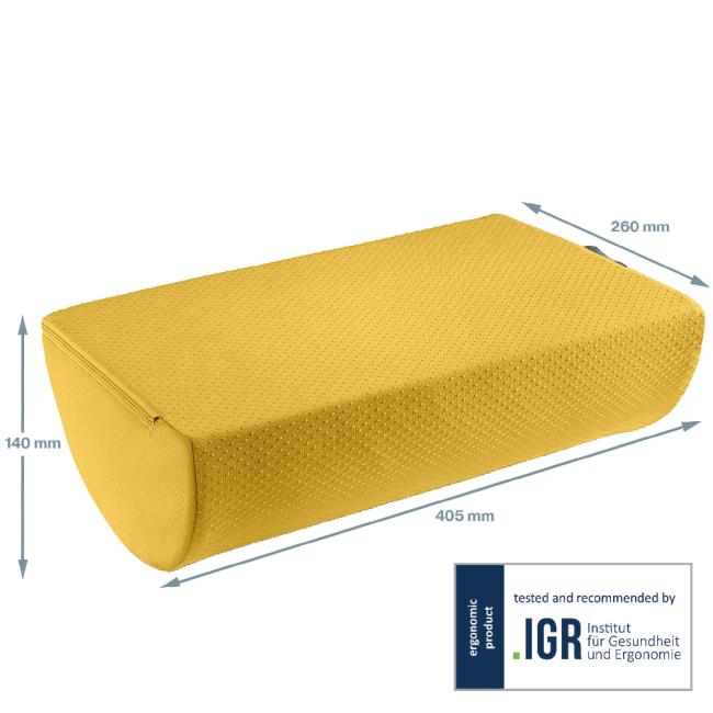 Leitz Cozy Ergo footrest warm yellow