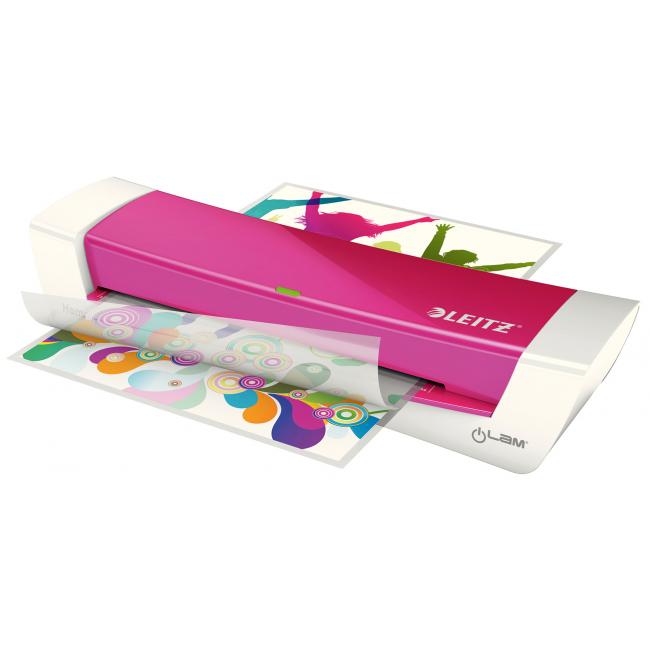 Laminator Leitz iLAM Home Office A4 WOW pink