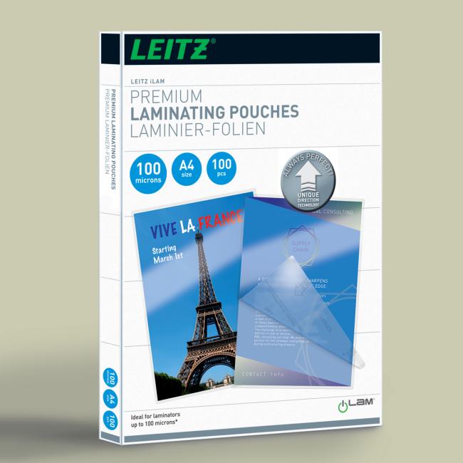 [ES748000] Laminating films Leitz iLAM UDT A4, 100 mic, 100 pcs