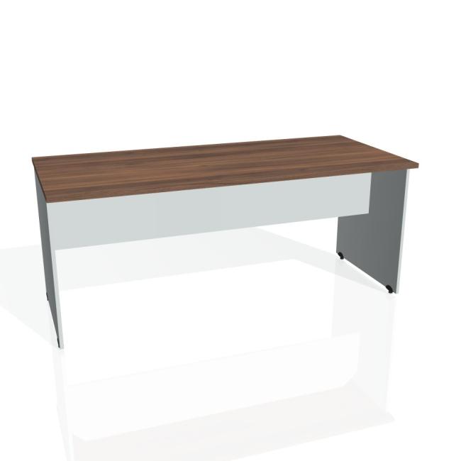 [ON180778] Gate meeting table, 180x75.5x80 cm, walnut/grey