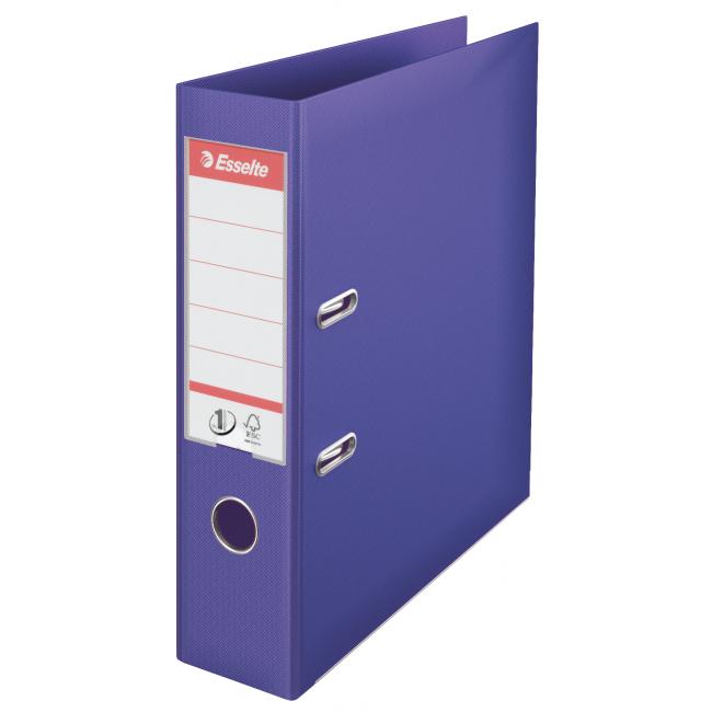 Lever filer Esselte No.1 all-plastic 7.5 cm purple