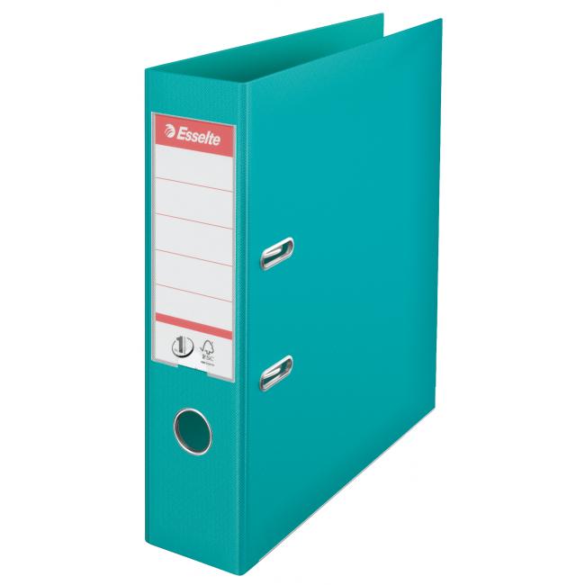 Lever filer Esselte No.1 all-plastic 7.5 cm turquoise