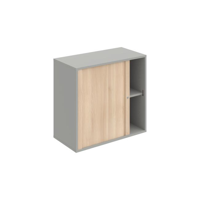 Drive shelf cabinet, lock, 80x74x40 cm, agate/grey