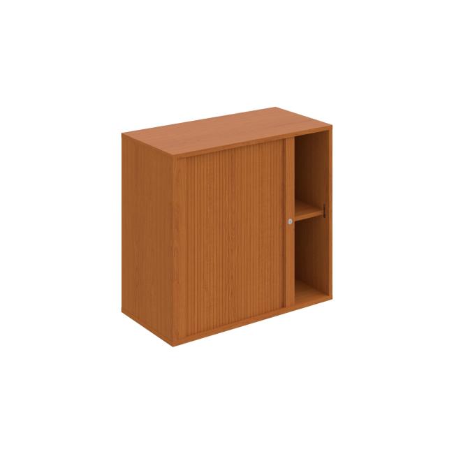 Drive shelf cabinet, lock, 80x74x40 cm, cherry/cherry