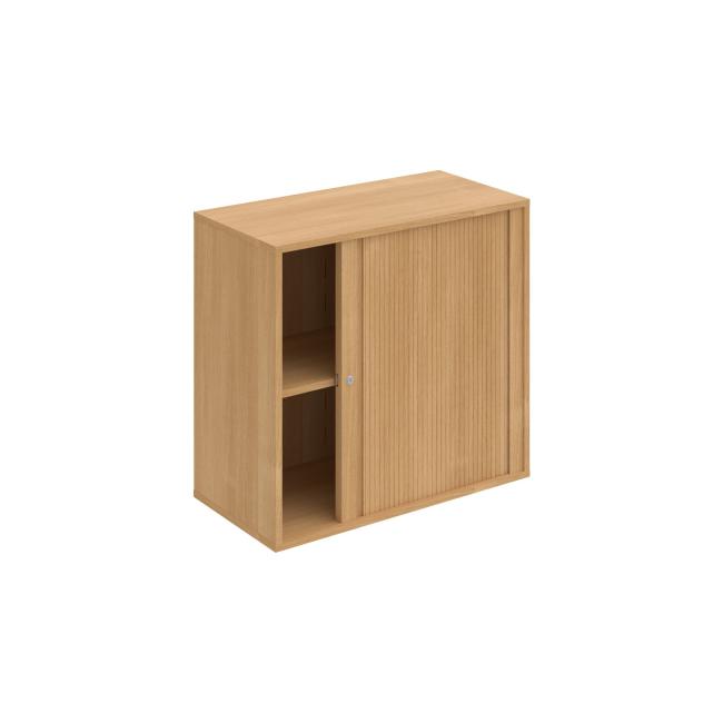 Drive shelf cabinet, lock, 80x74x40 cm, oak/oak