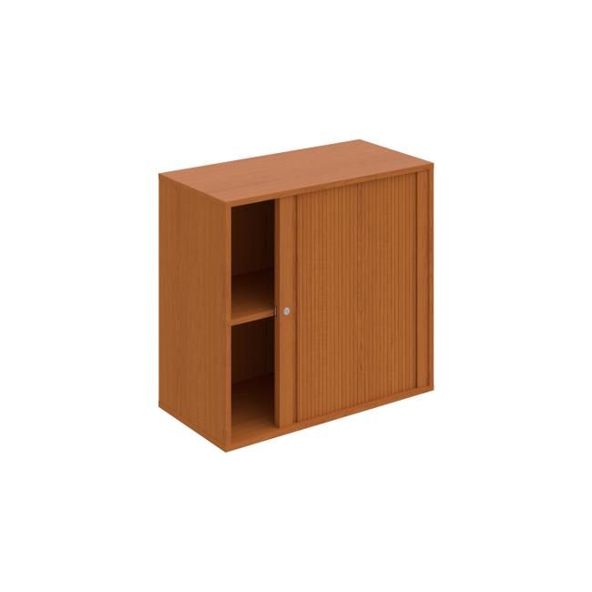 Drive shelf cabinet, lock, 80x74x40 cm, cherry/cherry