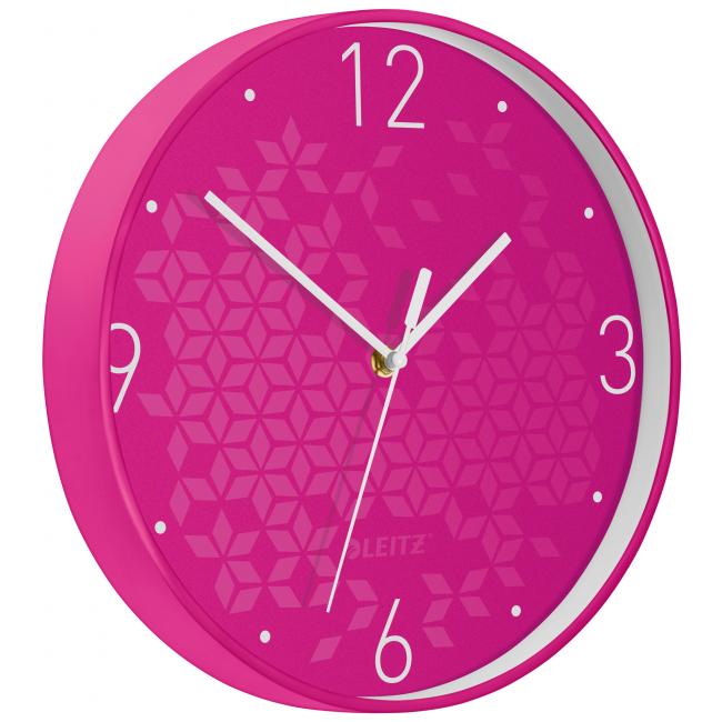 [ES901523] Wall clock Leitz WOW pink