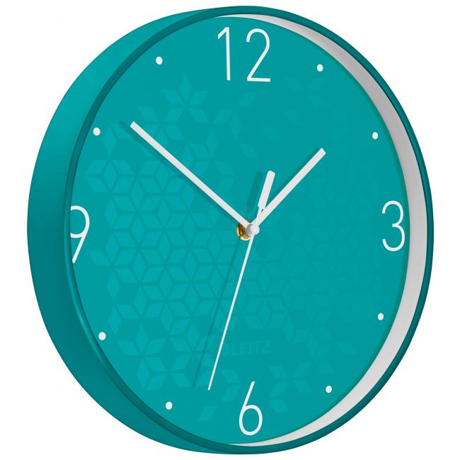 Wall clock Leitz WOW ice blue