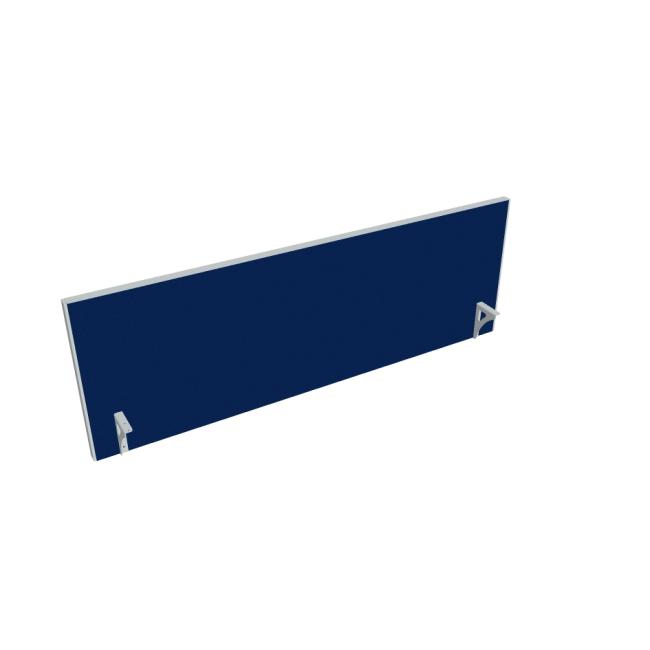 Akustik table edge screen, 180 cm, blue