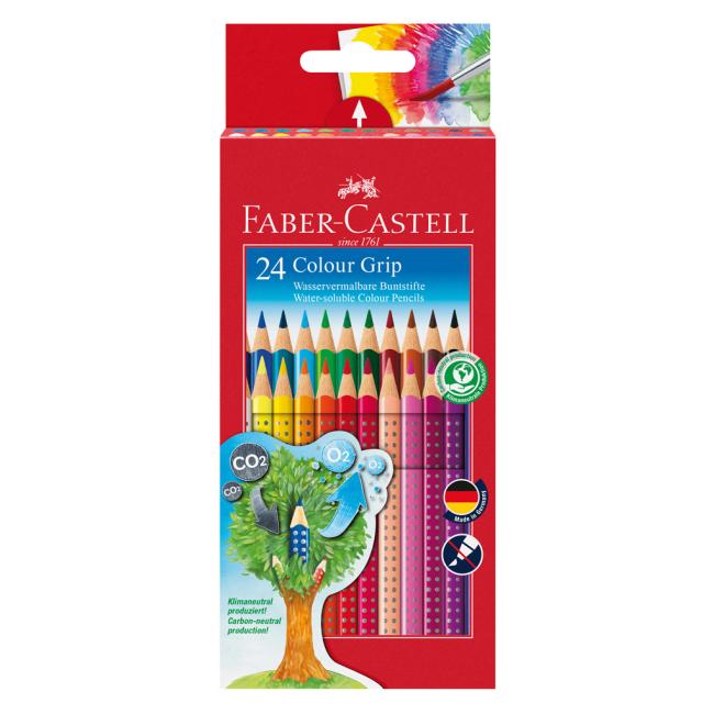 Akvarelové perá Faber Castell Color Grip 24 ks