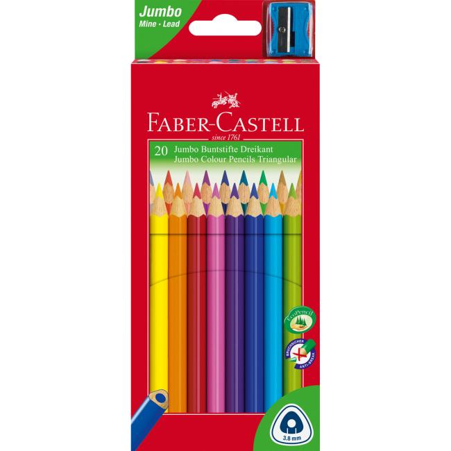 Uchopovacie pastelky Faber Castell Junior, 20 ks