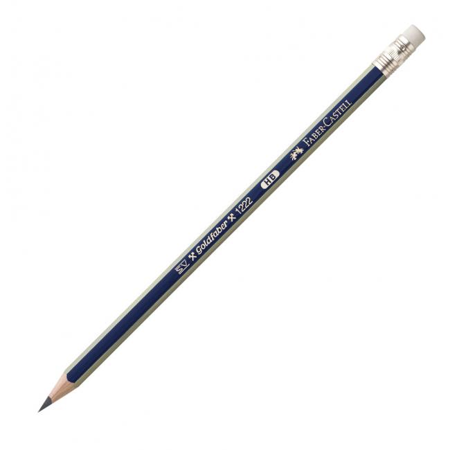 [FC116800] Faber Castell Goldfaber 1222 pencil with eraser 12 pcs