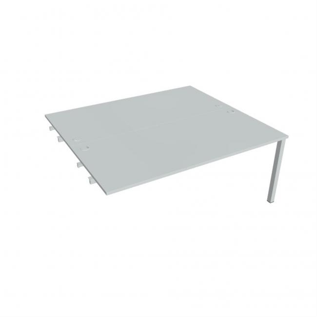 Work table Uni k pozdź. chain, 180x75.5x160 cm, gray/grey