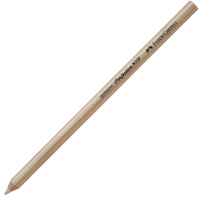 Eraser in pencil 7058 white 12 pcs