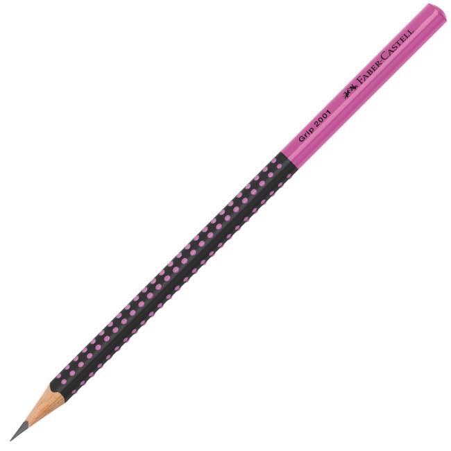 [FC517011] Pencil Grip 2001/HB Two Tone black/pink 12 ks