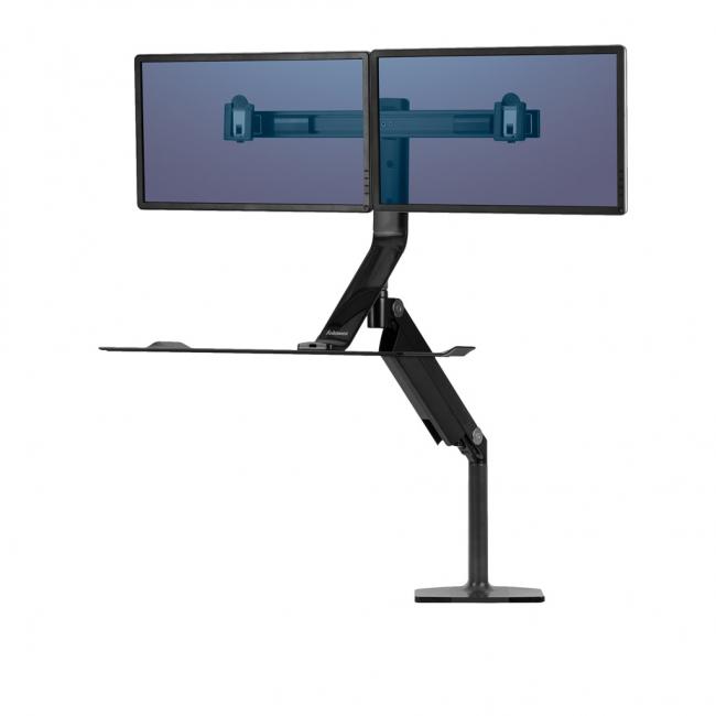 [FE000980] Adjustable stand Sit-Stand Extend for 2 monitors