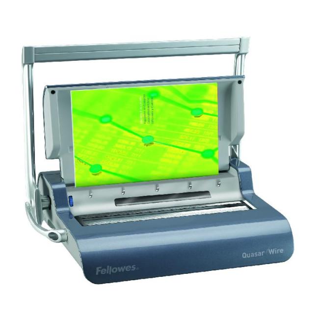 Quasar binding machine for wire combs