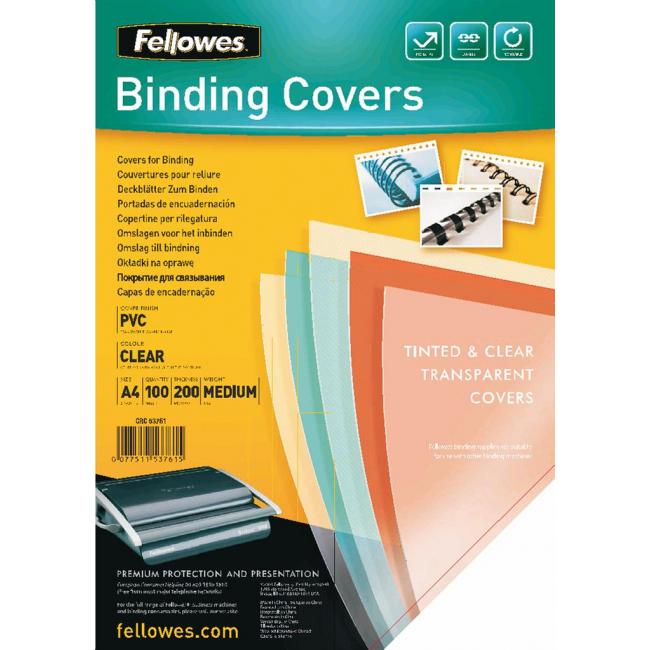 [FE537610] Plastic envelopes for ring binding Prestige A4 200 mic. clear