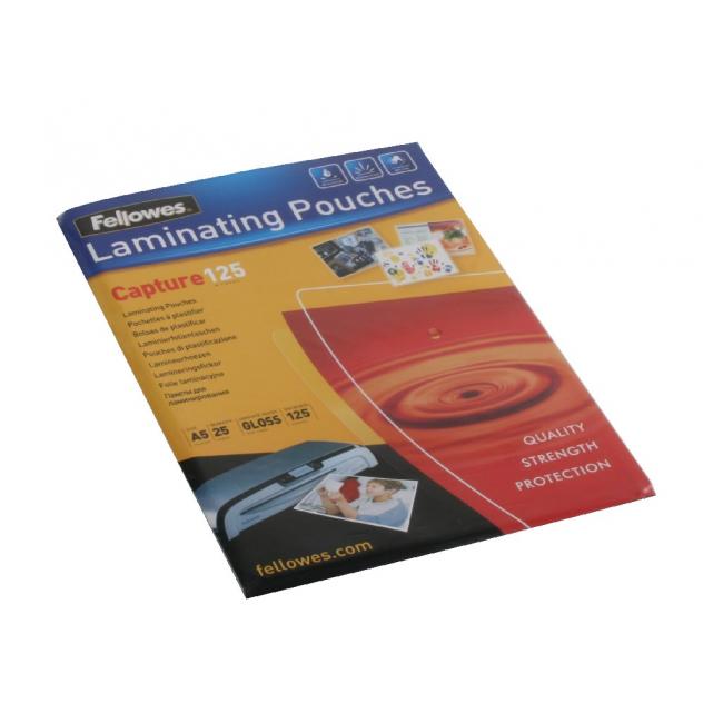Fellowes laminating films 154x216 125mic 25 pcs