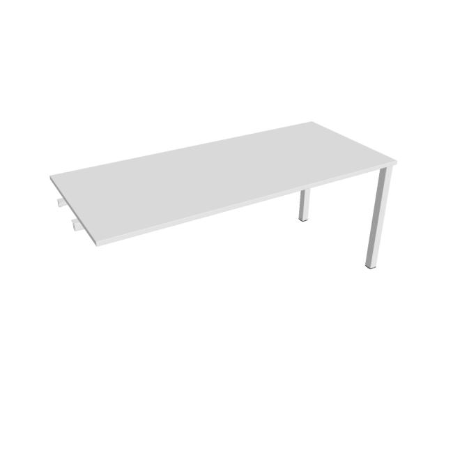 Conference table Uni to late. chain, 180x75.5x80 cm, white/white