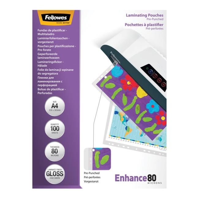 Laminating films Fellowes Filex A4 80 mic. 228x303 mm