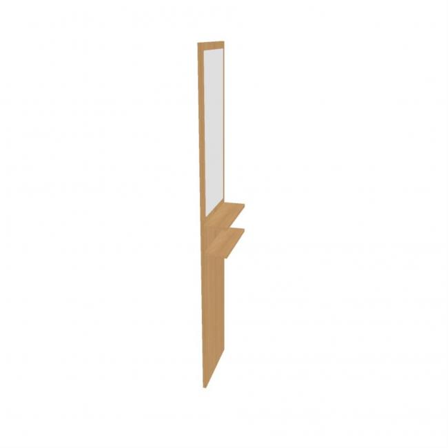 [ON185012] Hobis storage wall with mirror, 185 cm, beech