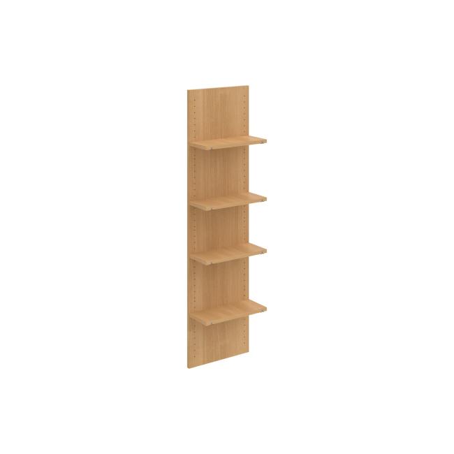 [ON185404] Drive wardrobe insert, for wardrobe height 185 cm, oak