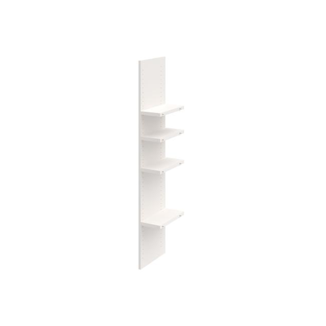 Wardrobe insert Strong, for wardrobe height 192 cm, white