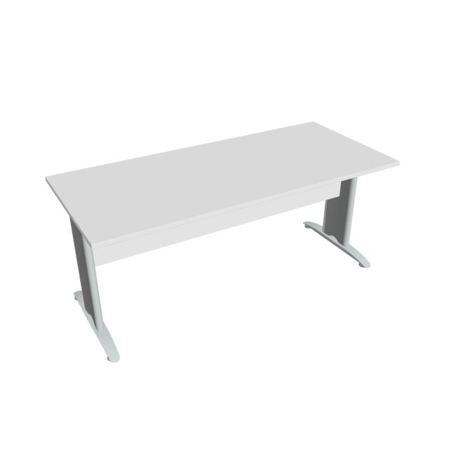 Conference table Cross, 180x75.5x80 cm, white/metal