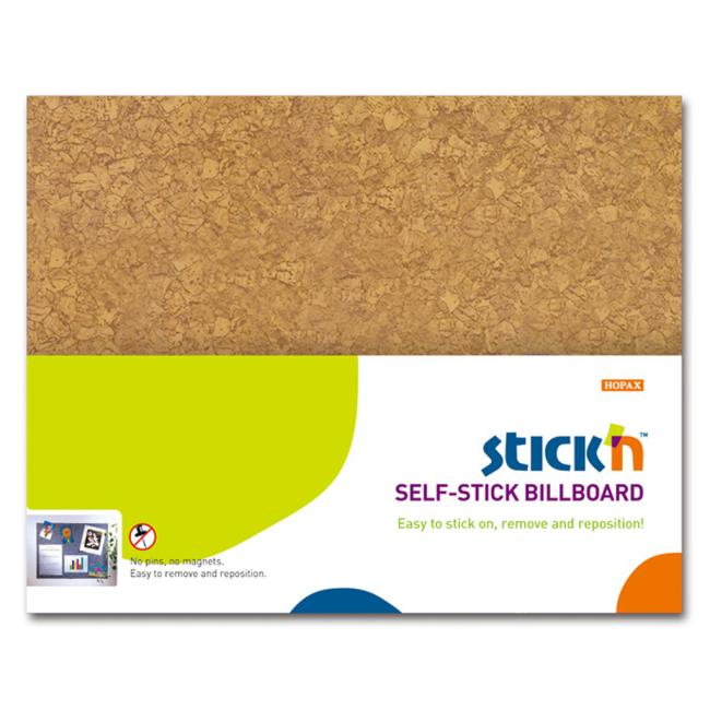 [AV023023] Samolepiaca nástenka Stick’n Hopax 58x46 cm hnedá