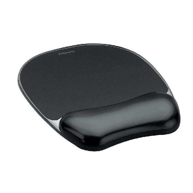 Gel black gel mouse and wrist pad