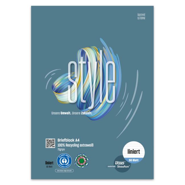 [FW585010] Notepad Format Werk Ursus Green A4 50 lined sheets