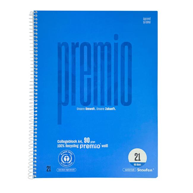 Blok College Format Werk Ursus A4 80 sheets lined 90g