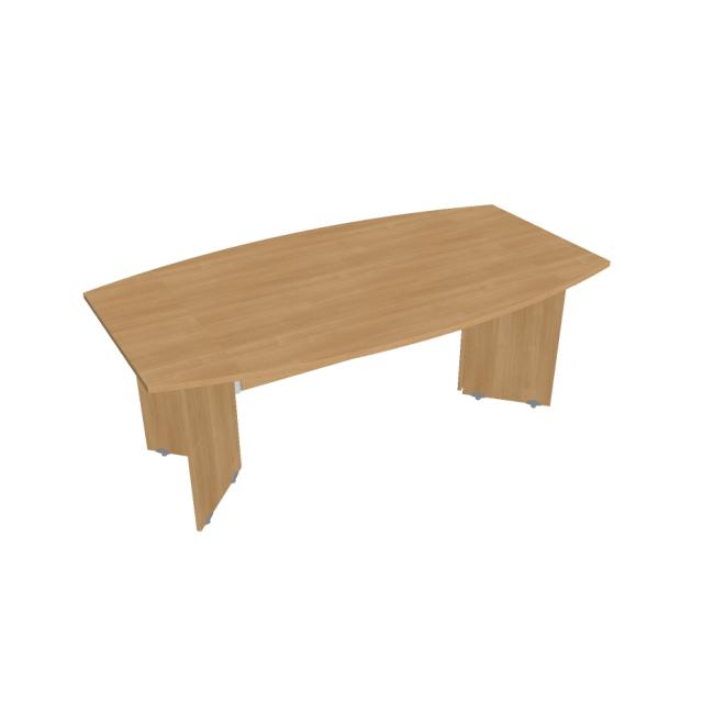 Gate meeting table, 200x75.5x110 cm, oak/oak