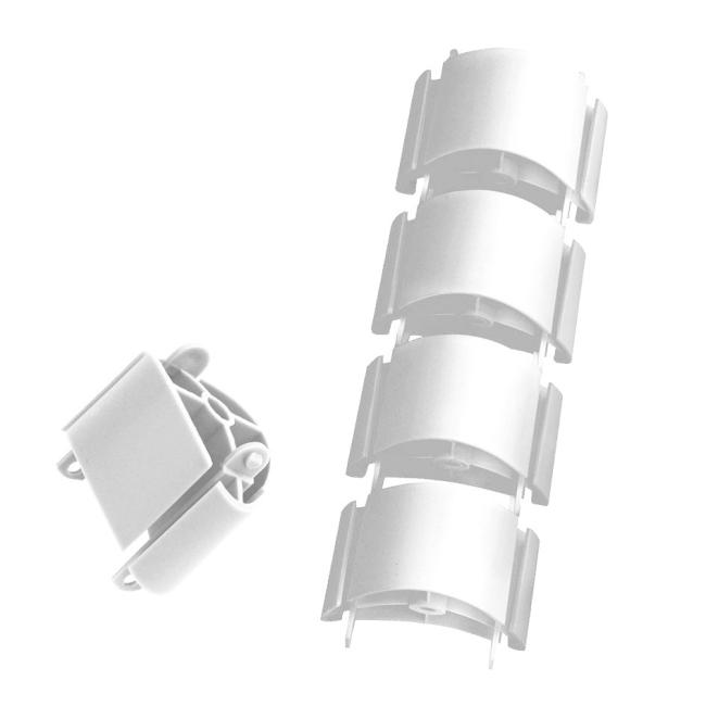 Hobis cable organizer extension, 7x40 cm, white