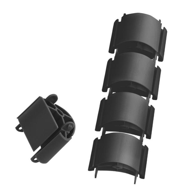 Hobis cable organizer extension, 7x40 cm, black