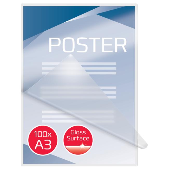 Laminating films GBC A3 175 mic (100) transparent