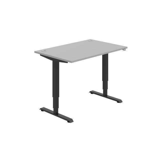 [ON211184] Work table RUN, ZO, 3S, 120x64.5-130.5x80 cm, grey/black