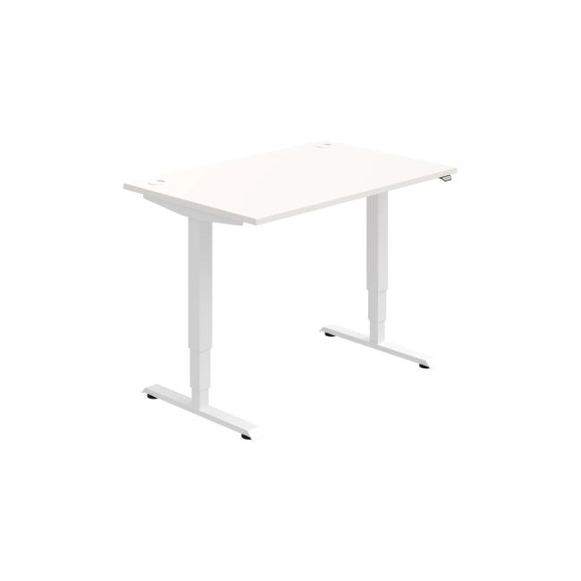[ON211196] Work table RUN, ZO, 3S, 120x64.5-130.5x80 cm, white/white