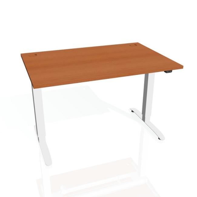 Motion desk, ZO, 2S, 120x70.5-120.5x80 cm, cherry/white