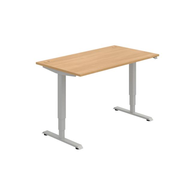 [ON213145] Work table RUN, ZO, 3S, 140x64.5-130.5x80 cm, oak/grey