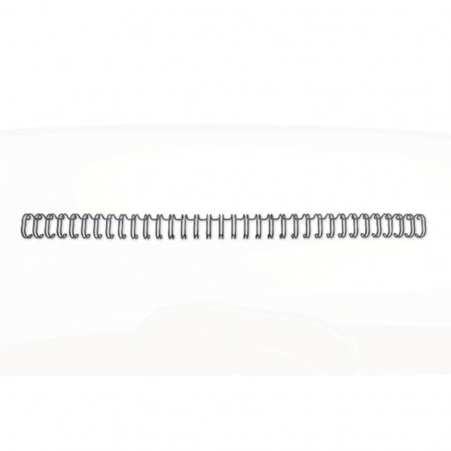 Hrebene drôtené GBC 9,5mm čierne 3:1