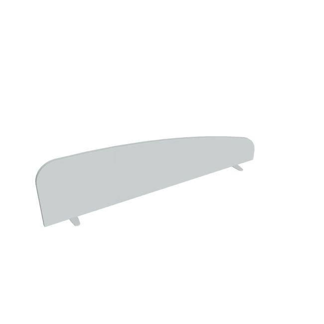 [ON215580] Hobis table screen, round, 160 cm, gray