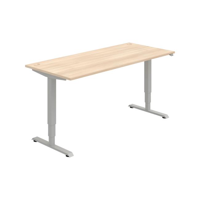 [ON217115] Work table RUN, ZO, 3S, 180x64.5-130.5x80 cm, agate/grey
