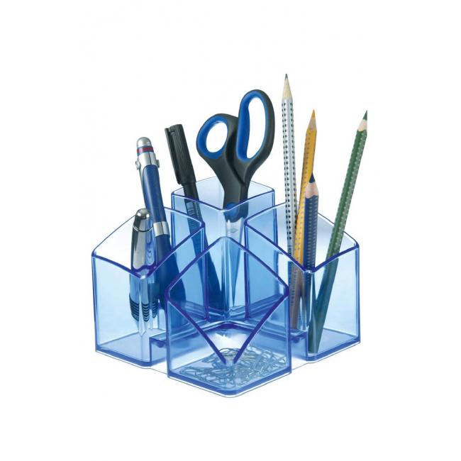 [HA174526] Pen stand HAN Scala transparent blue